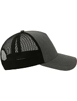 Atlantis Headwear Rapper Cotton-S 5 panelová Trucker kšiltovka 33.0260 grey melange/black Atlantis Headwear Rapper Cotton-S 5 panelová Trucker kšiltovka 33.0260 grey melange/black