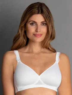 Selma soft podprsenka košíčky se spacer-výztuží 5631 white - RosaFaia