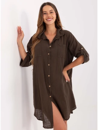 TW SK BI 22263.00 tmavě hnědé šaty