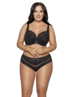 Dámská podprsenka 2107 Yasemin Černá s béžovou - AVA