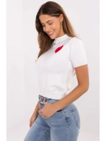 Svetr s krátkým rukávem  model 220372 Factory Price