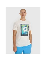 Pánské tričko s potiskem 4F 4FRSS25TTSHM2846-12S