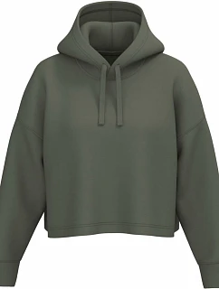 Kariban ProAct PA 396 Dámská crop mikina s kapucí 20.P396 sporty khaki