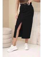 Dámské džíny Skinny s vysokým pasem a páskem M.sara béžové