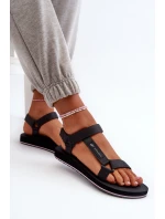 Dámské Sportovní Sandály 4FRSS24FSANF054-23S Tmavě šedé Dámské Sportovní Sandály 4FRSS24FSANF054-23S Tmavě šedé