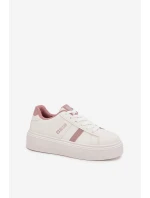 Dámské Sneakersy Na Platformě Big Star SS274346 Bílé Dámské Sneakersy Na Platformě Big Star SS274346 Bílé