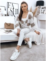 CASIE dámský kávový svetr FashionStreet MY1919