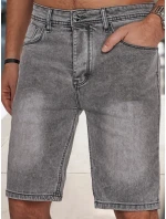 Pánské džínové šortky šedé FashionStreet SX2491