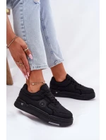 Nízké Dámské Tenisky Big Star RR274A311 HI-POLY SYSTEM Černé