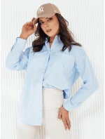 Dámská pruhovaná košile SEMENA modrá FashionStreet DY0413