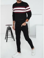 Pánský černý svetr FashionStreet WX2247