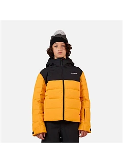 Dětská lyžařská bunda ROSSIGNOL Boy Siz Quilted Jkt, žlutá
