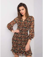 Šaty 328 SK 50024.52 černá a béžová Šaty 328 SK 50024.52 černá a béžová