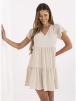 Šaty WN SK 842.01P světle béžová Šaty WN SK 842.01P světle béžová