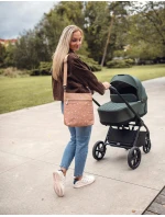 Dámská crossbody kabelka na kočárek Vuch Amma Flowers Beige