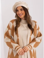 Světle béžová čepice 231605 béžová - FPrice Světle béžová čepice 231605 béžová - FPrice