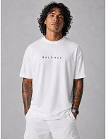Pánské bavlněné tričko oversize s potiskem bílé FashionStreet NX4016R Pánské bavlněné tričko oversize s potiskem bílé FashionStreet NX4016R