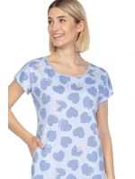 Dámská noční košilka 122 light blue - REGINA