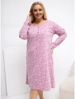 DU KN noční košile FP 607.04P tmavě růžová DU KN noční košile FP 607.04P tmavě růžová