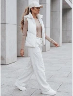 Dámská prošívaná vesta LIKEHUGS bílá FashionStreet TY4975 Dámská prošívaná vesta LIKEHUGS bílá FashionStreet TY4975