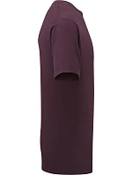 Fruit of the Loom Pure Cotton T Tričko z těžké bio bavlny 16.1362 dark plum Fruit of the Loom Pure Cotton T Tričko z těžké bio bavlny 16.1362 dark plum