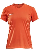 Craft Teamwear Squad Go Jersey Solid W Dámské sportovní tričko s výstřihem do V 82.5566 cocktail Craft Teamwear Squad Go Jersey Solid W Dámské sportovní tričko s výstřihem do V 82.5566 cocktail