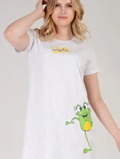 Dámská noční košile s krátkým rukávem Frog