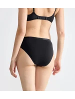 Dámské kalhotky GO Daily Cotton Tai 3P - BLACK - černé 0004 - SLOGGI