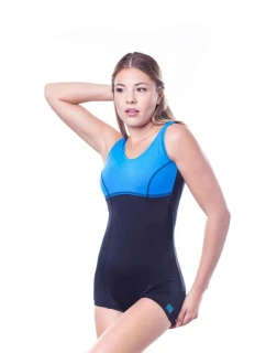 Plavky 016 B1D4 černo-modré