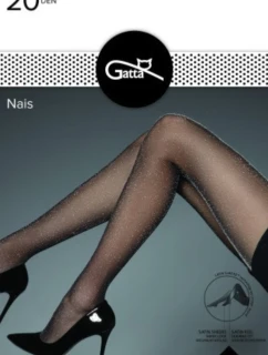 NAIS - Dámské punčochové kalhoty s Lurexem-5