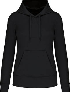 Kariban K 4028 Dámská eco-friendly mikina s kapucí 20.4028 black