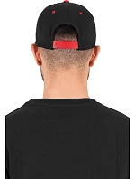Flexfit 110 6 panelová kšiltovka "Fitted Snapback" 55.0110 black/red