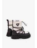 Dětské bílé sněhule Adelisse