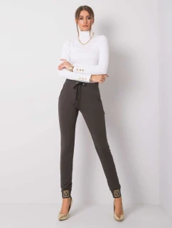 Tepláky RV DR 5980.12 tmavá khaki