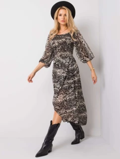 TW SK BI 8029.41 černo-béžové šaty