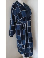 AKCE - Pánský dlouhý župan dvojitý London modrý - Vestis AKCE - Pánský dlouhý župan dvojitý London modrý - Vestis