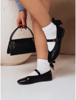 Dámské baleríny na zip ELLICAN black FashionStreet ZY0707