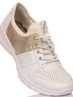 Pohodlná polobotka Rieker W L3254-80 bílá