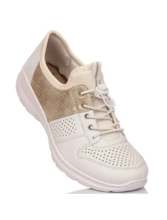 Pohodlná polobotka Rieker W L3254-80 bílá