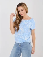 Tričko D12110M02646F světle modré