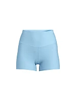Dámské tréninkové legíny CASALL Ultra High Waist Hot Pant, modrá barva Dámské tréninkové legíny CASALL Ultra High Waist Hot Pant, modrá barva