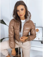 Dámská oboustranně prošívaná bunda HERMESI v barvě camel FashionStreet TY3007 Dámská oboustranně prošívaná bunda HERMESI v barvě camel FashionStreet TY3007