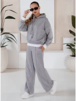 Dámská tepláková souprava SANELIS šedá FashionStreet AY0986