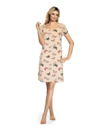 Dámská noční košile De Lafense 482 Mariposa kr/r S-2XL