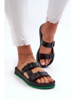 Dámské Sandály Na Ploché Podrážce ZAXY LL285073 Černé