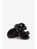 Dětské Sandálky Se Zapínáním Na suchý zip Černé Orretta