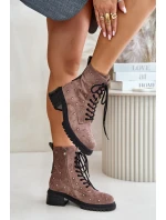 ZDobené Botky Worker Dámské Zateplené D&A MR880-017 Taupe