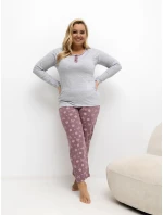 DU PI pyžamo FP 500.25 šedé DU PI pyžamo FP 500.25 šedé