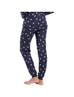 Dámské pyžamo 21232-438-2 tm. modré se vzorem - Rebelle