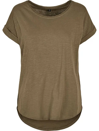 Build your Brand BY 036 Dámské slubové tričko 56.0036 olive